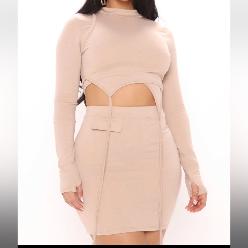 Mini skirt set